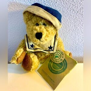 Boyds Bears Chauncey Fitzbruin w tags, 6” fully jointed in sailor suit